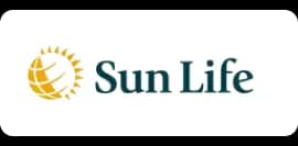 Logo of Sun Life insurance accepted at Young Sprouts Therapy in Thornhill, Vaughan for affordable therapy.