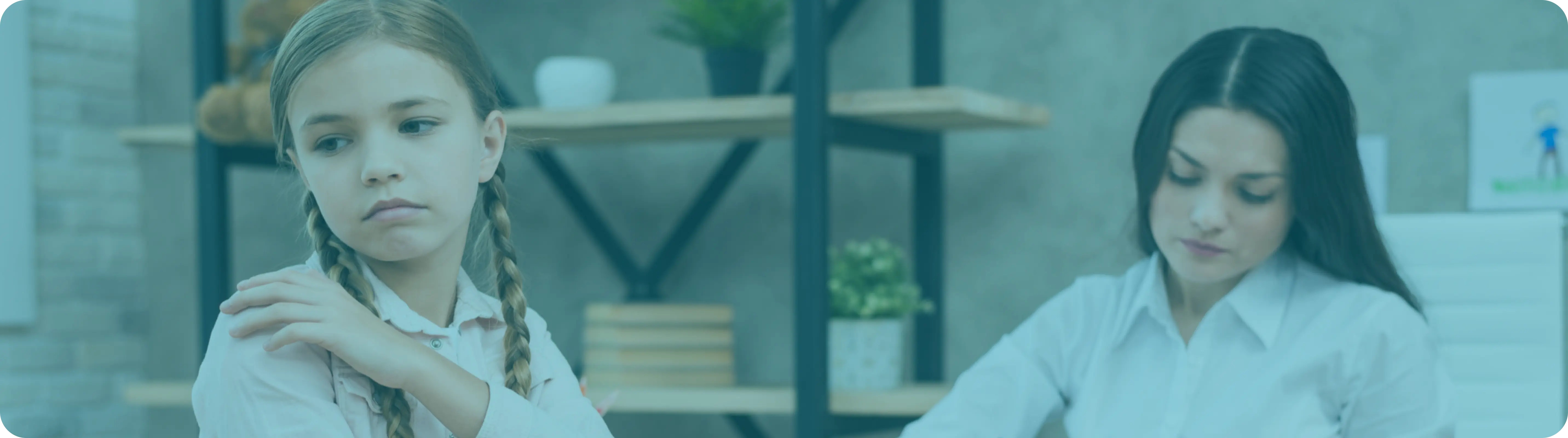 Child and teen in a supportive therapy environment. Specialized anxiety therapy in Vaughan, Thornhill and across Ontario.