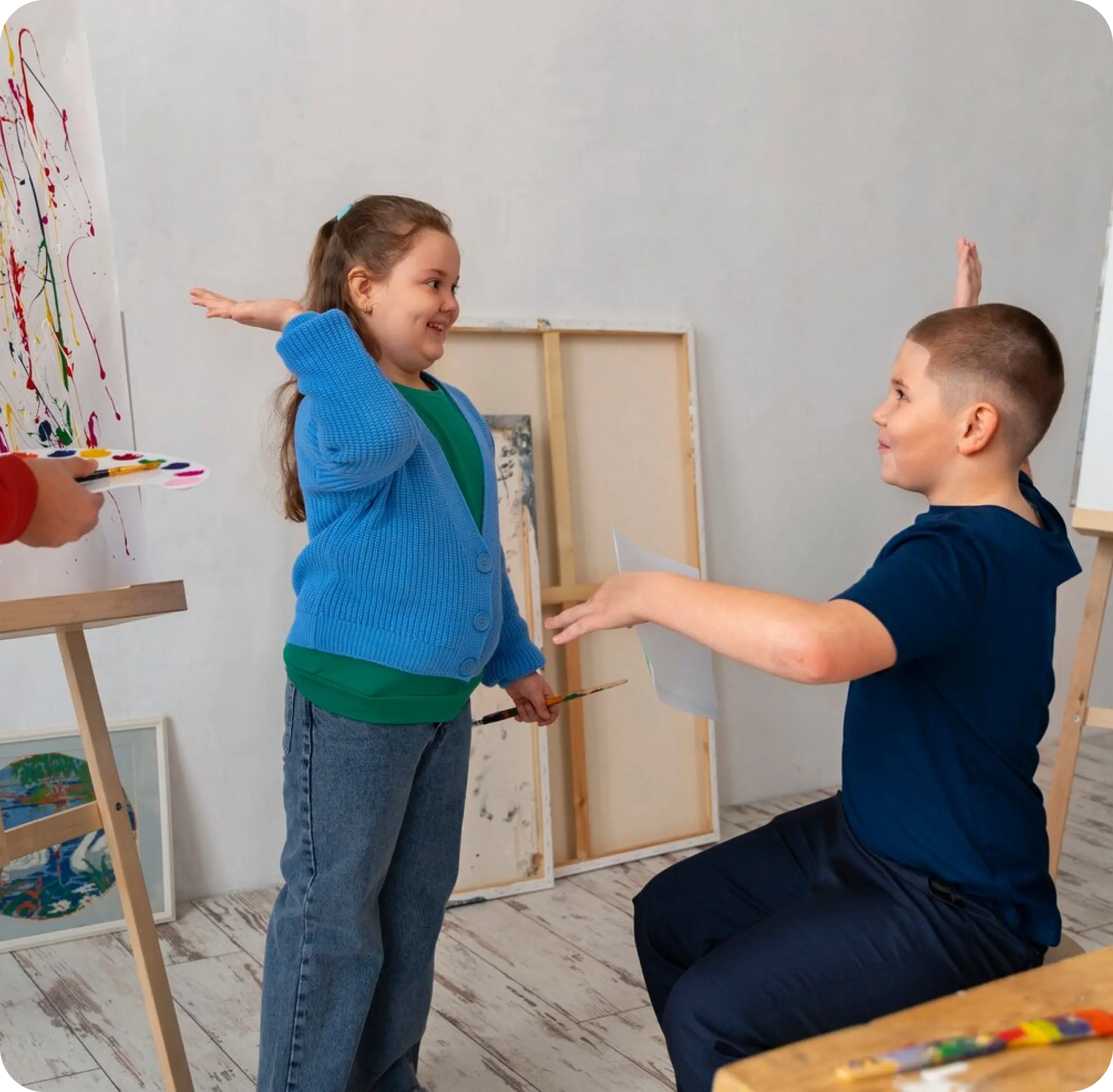 Teen with autism in a supportive counselling session focused on anxiety and self-expression at Young Sprouts Therapy
